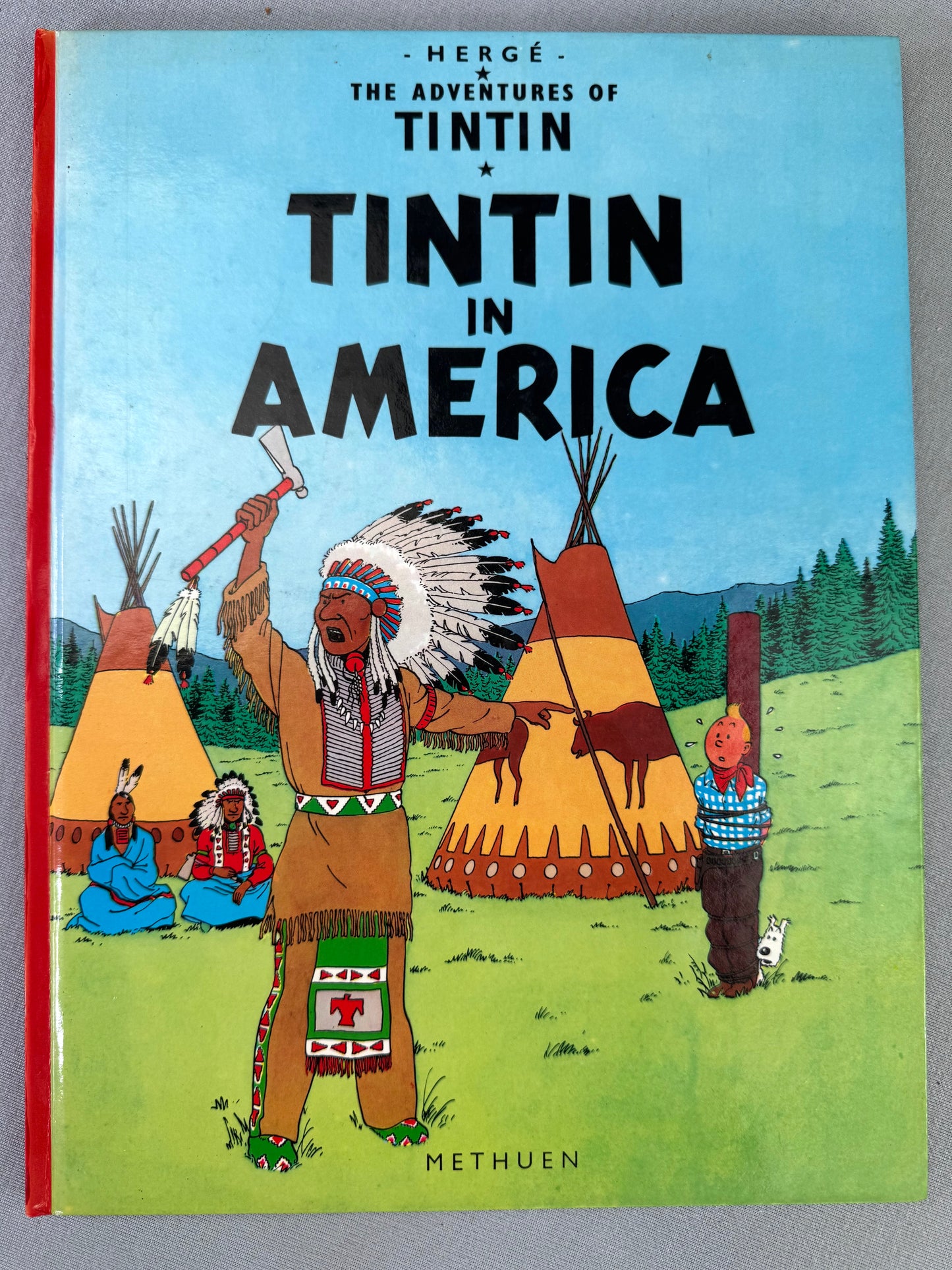 Tintin in America: Methuen 1978 1st Edition UK Hardback Rare book by Herge EO