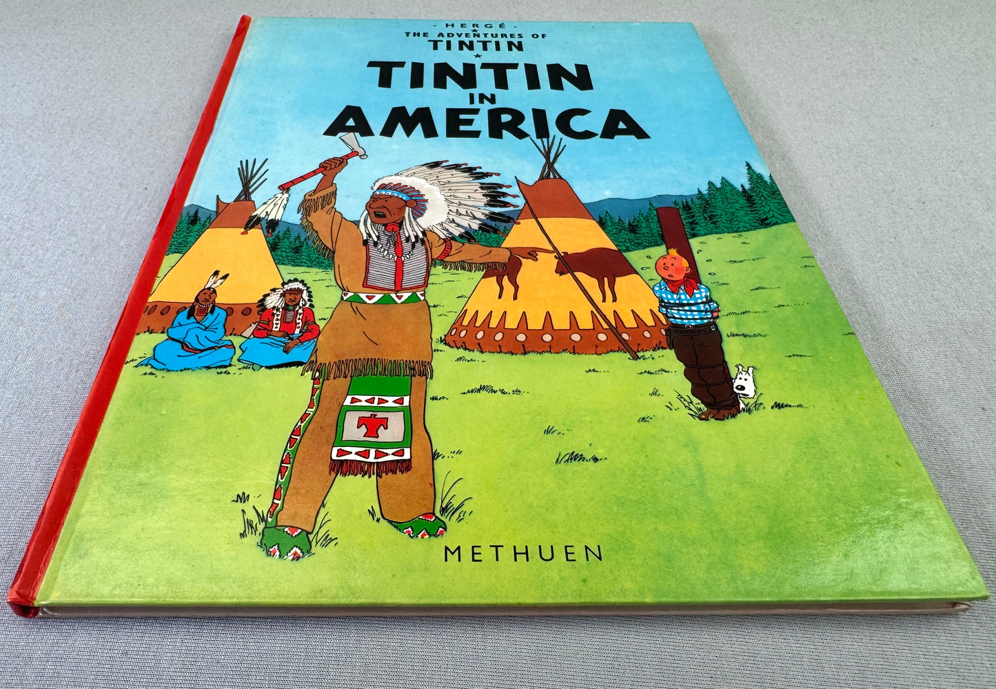 Tintin in America: Methuen 1978 1st Edition UK Hardback Rare book by Herge EO