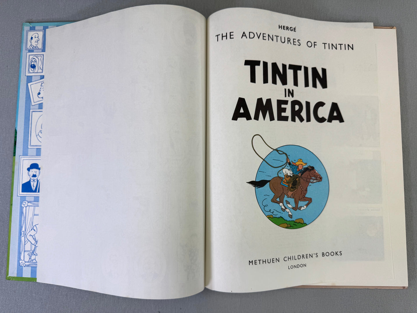 Tintin in America: Methuen 1978 1st Edition UK Hardback Rare book by Herge EO