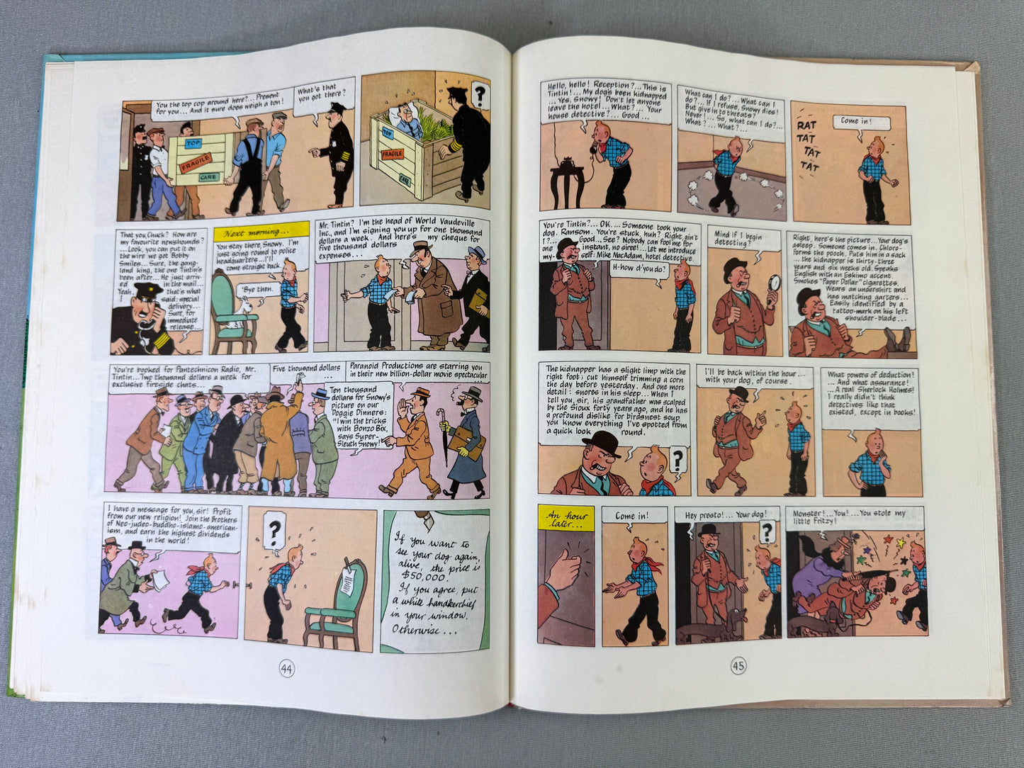 Tintin in America: Methuen 1978 1st Edition UK Hardback Rare book by Herge EO