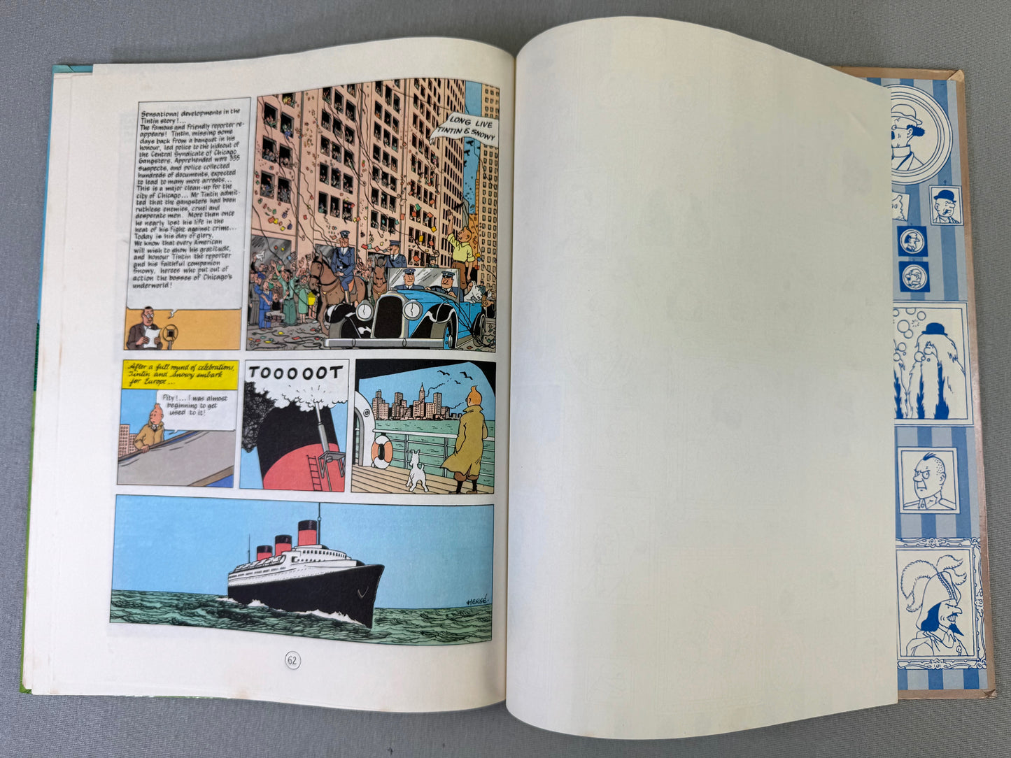 Tintin in America: Methuen 1978 1st Edition UK Hardback Rare book by Herge EO