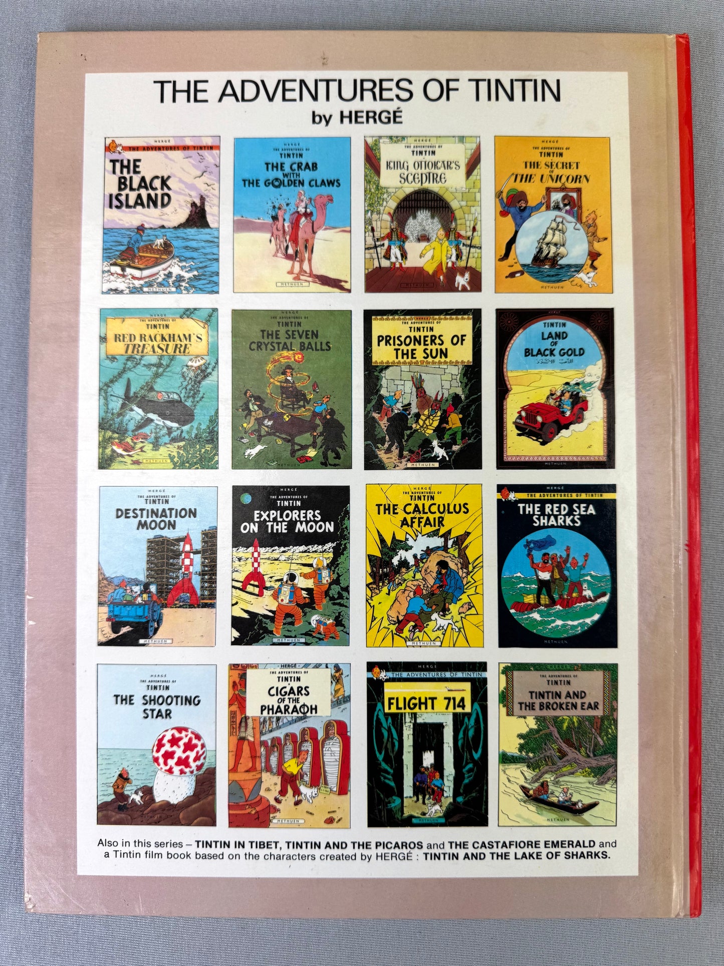 Tintin in America: Methuen 1978 1st Edition UK Hardback Rare book by Herge EO