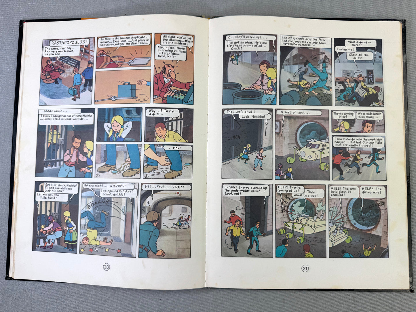 Tintin & the Lake of Sharks - Methuen 1973 1st Edition UK Hardback Rare book Herge EO