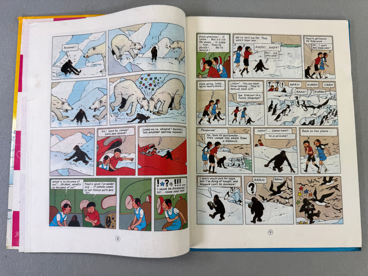Destination New York 1989 Methuen 2nd UK Edition Hardback Herge Jo Zette Tintin
