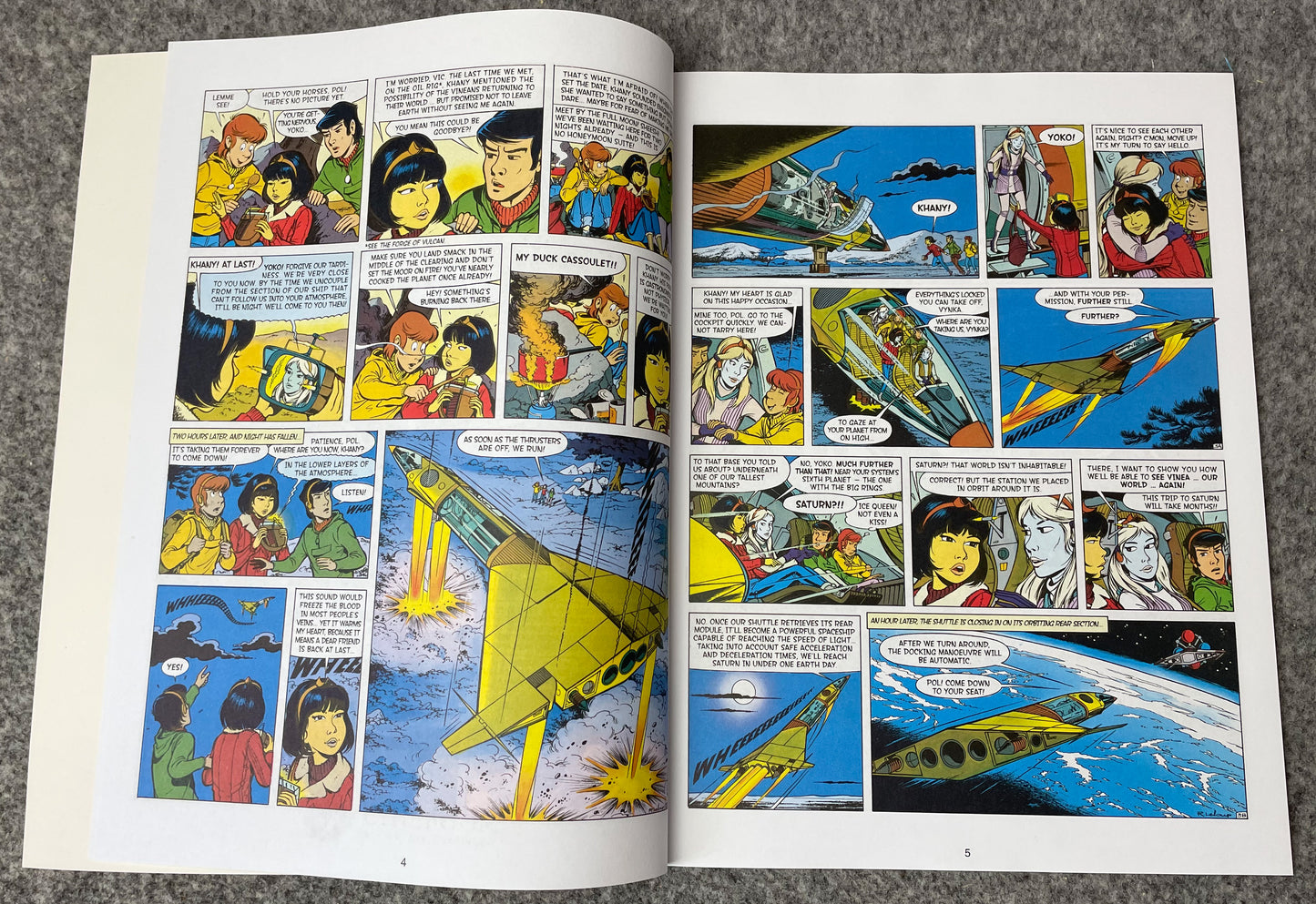 Yoko Tsuno Volume 11 - Three Suns of Vinea  Cinebook Paperback Comic Book by R. Leloup