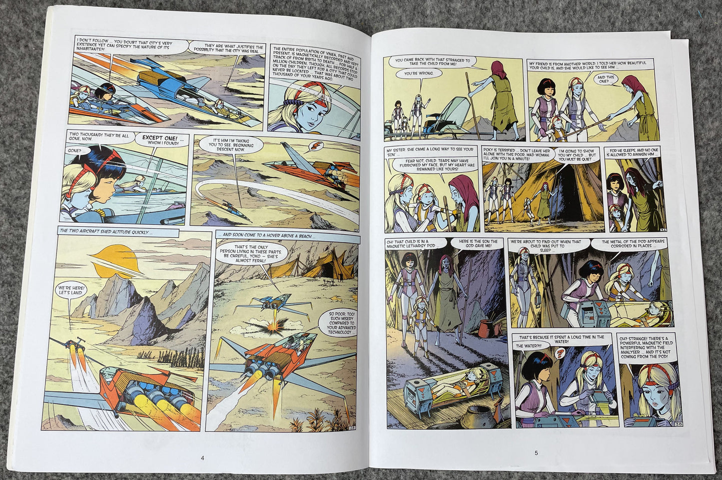 Yoko Tsuno Volume 14 - Archangels of Vinea Cinebook Paperback Comic Book by R. Leloup