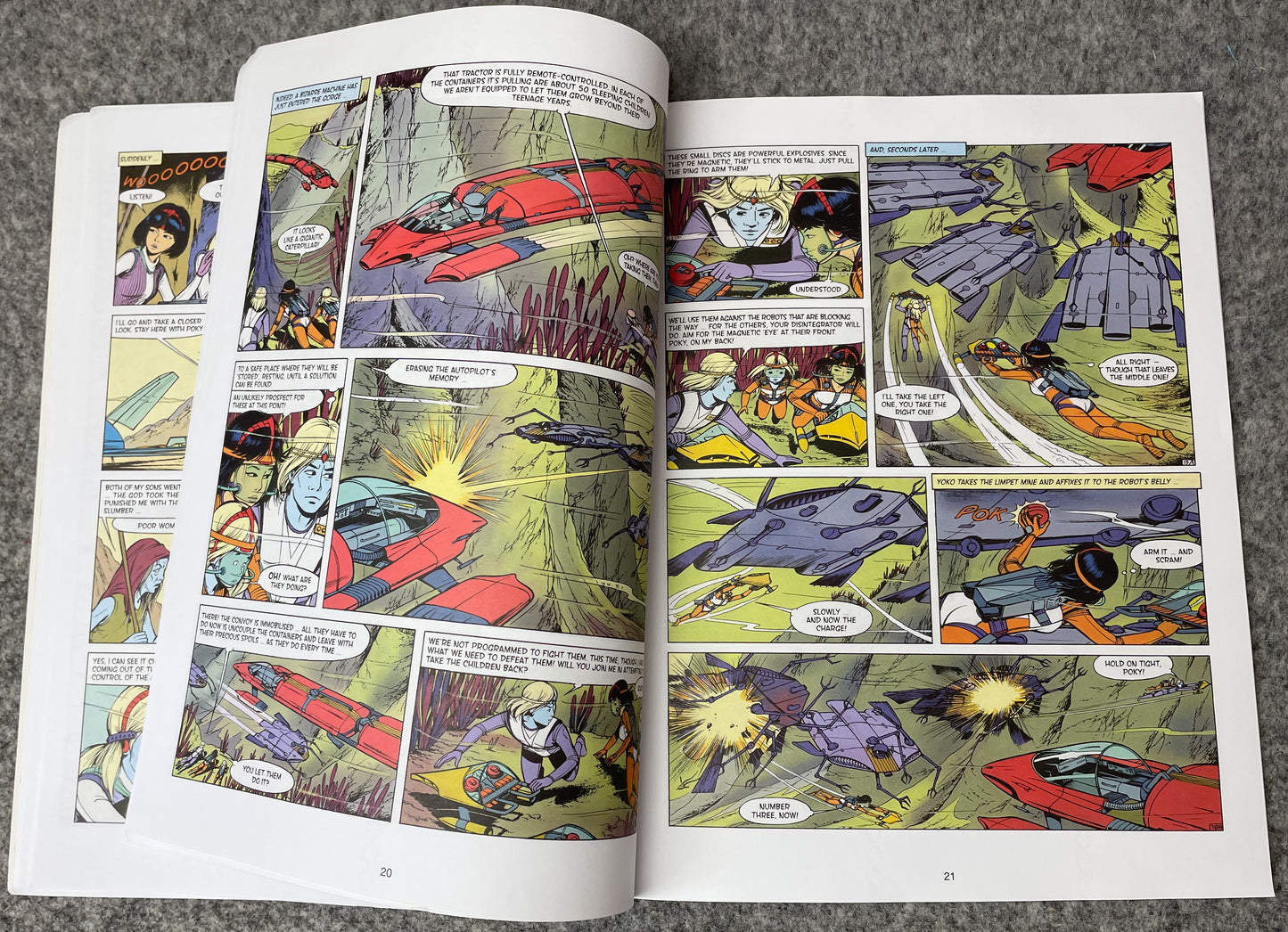 Yoko Tsuno Volume 14 - Archangels of Vinea Cinebook Paperback Comic Book by R. Leloup