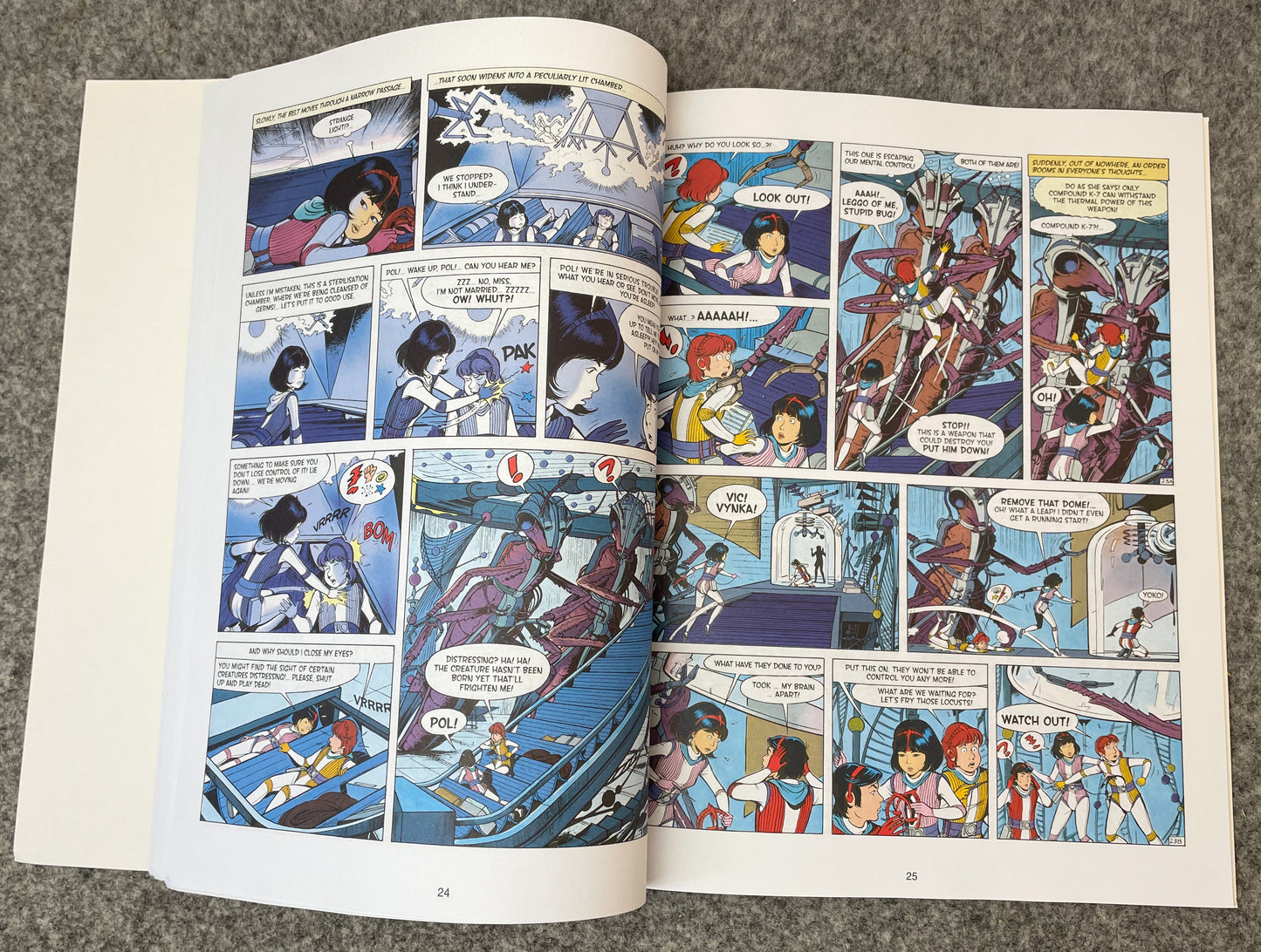 Yoko Tsuno Volume 12 - The Titans  Cinebook Paperback Comic Book by R. Leloup