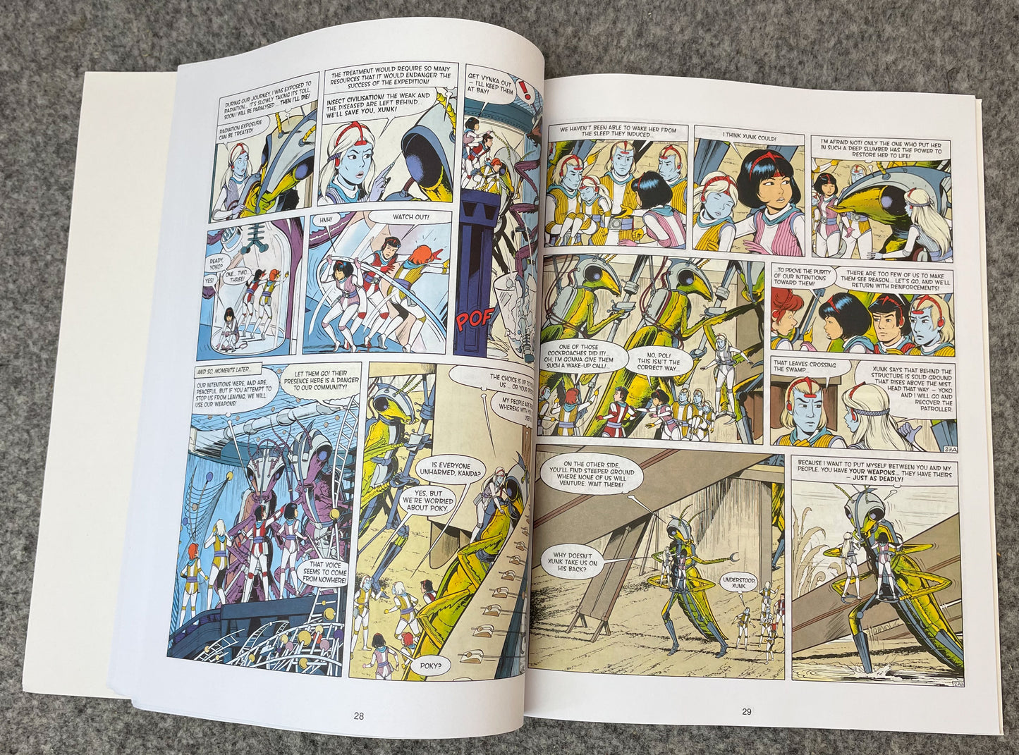 Yoko Tsuno Volume 12 - The Titans  Cinebook Paperback Comic Book by R. Leloup