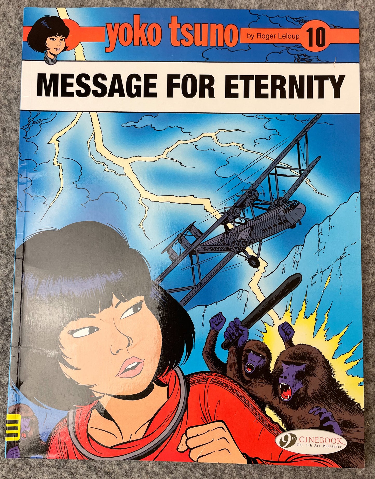 Yoko Tsuno Volume 10 - Message For Eternity Cinebook Paperback Comic Book by R. Leloup