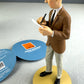 Figurine Moulinsart 42204 Herge Reporter & Notepad 12cm X Rare Resin Tintin Figure