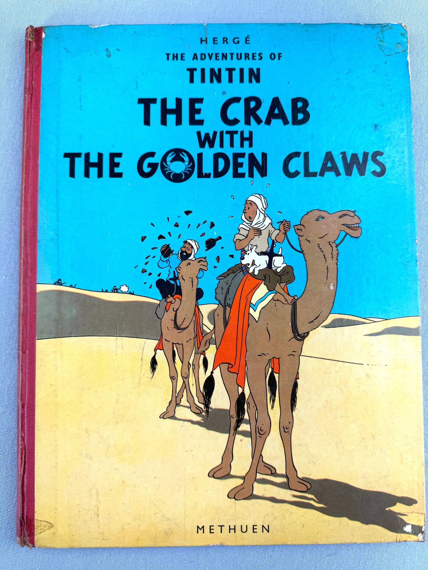 The Crab with the Golden Claws Methuen 1958 1st Edition Hardback Rare Tintin book Herge EO