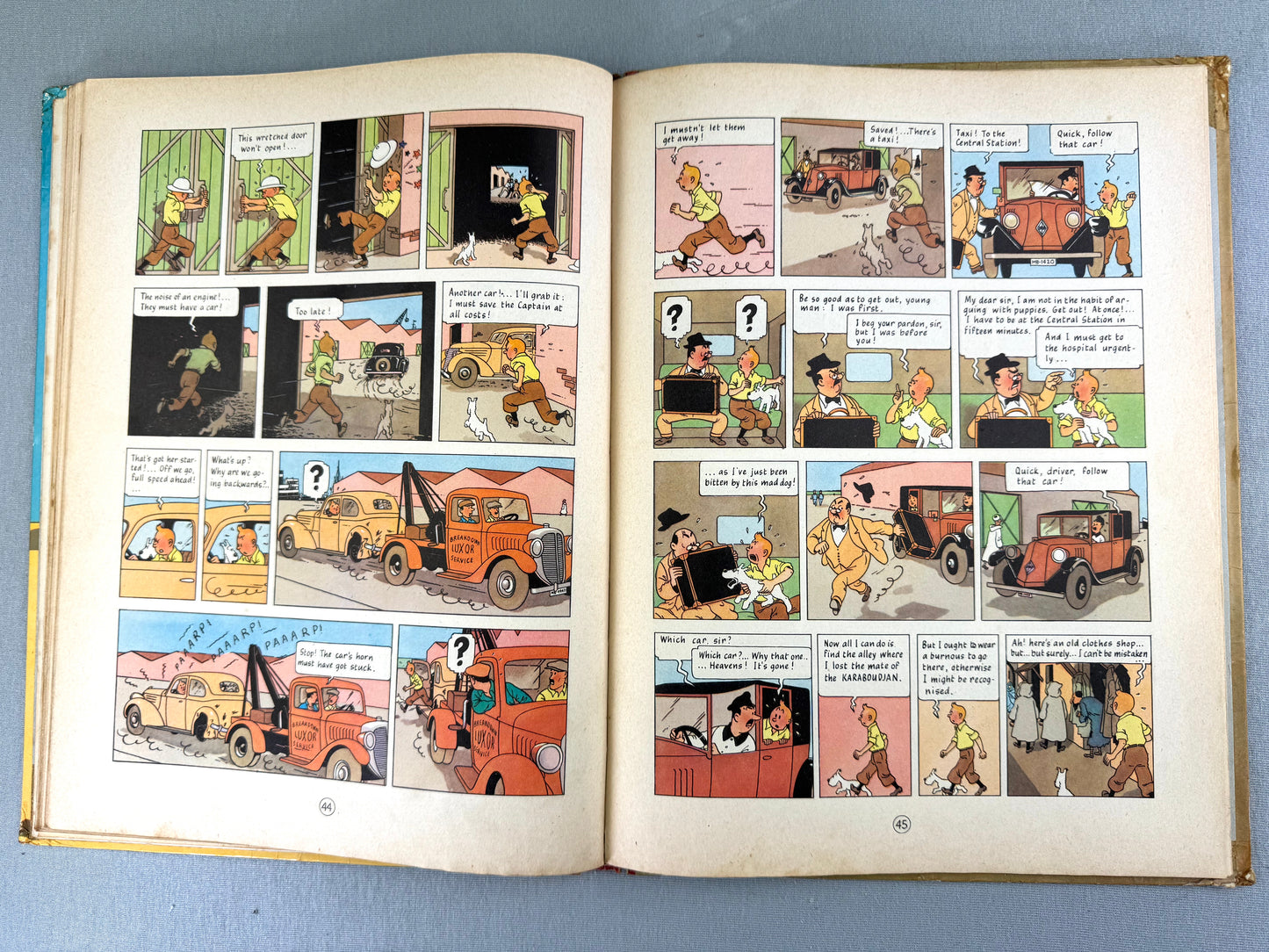 The Crab with the Golden Claws Methuen 1958 1st Edition Hardback Rare Tintin book Herge EO