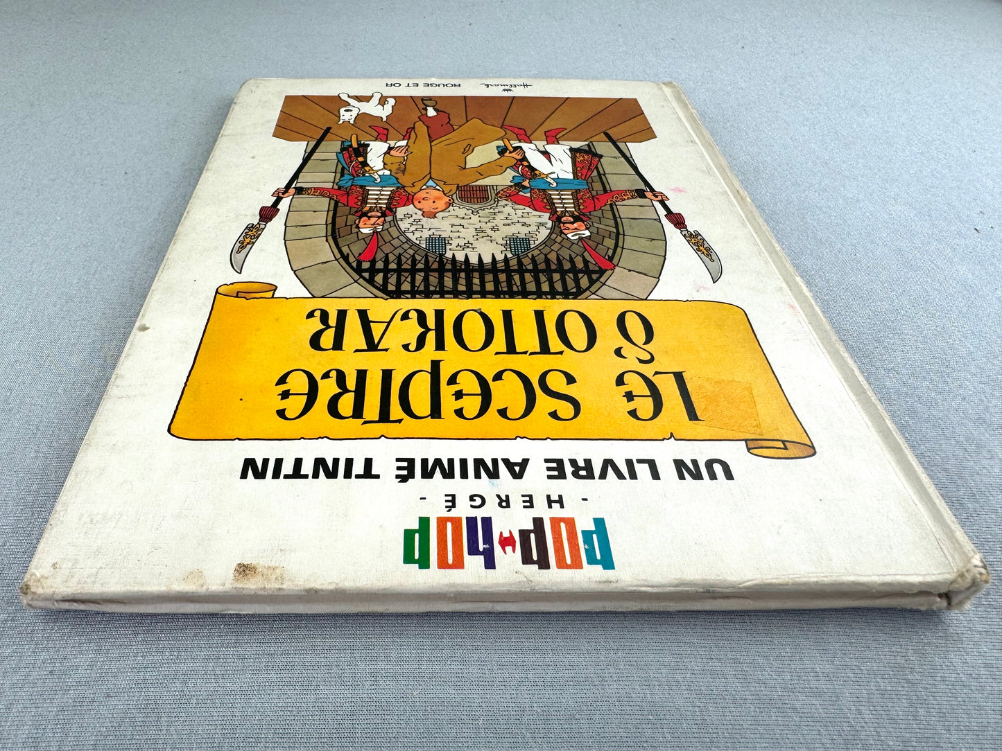RARE TINTIN POP UP BOOK: SCEPTRE D' OTTOKAR Hallmark 1971 1st Edition EO HOP