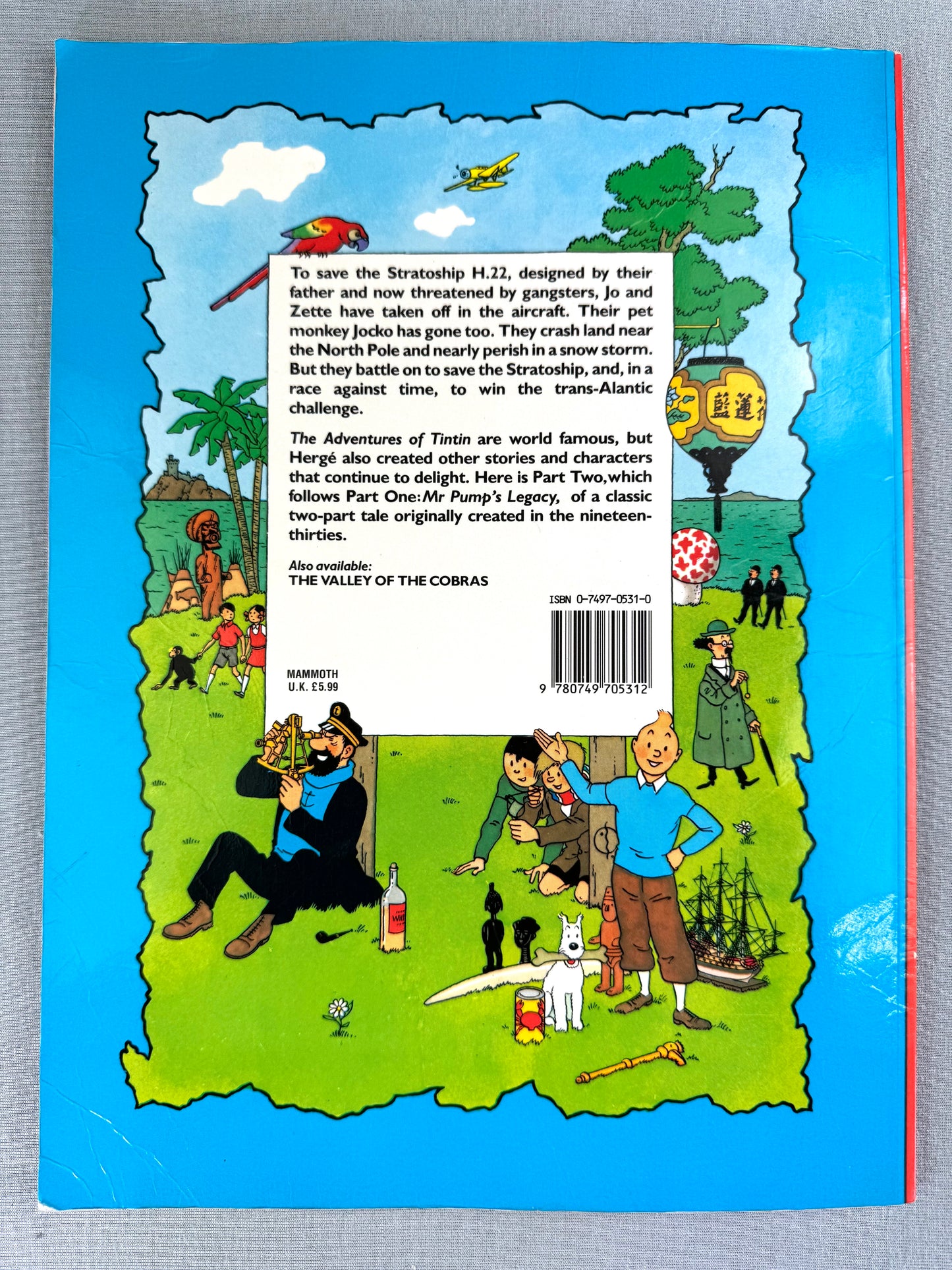 Jo, Zette and Jocko Destination New York P2 - Mammoth 1998 UK Paperback Edition