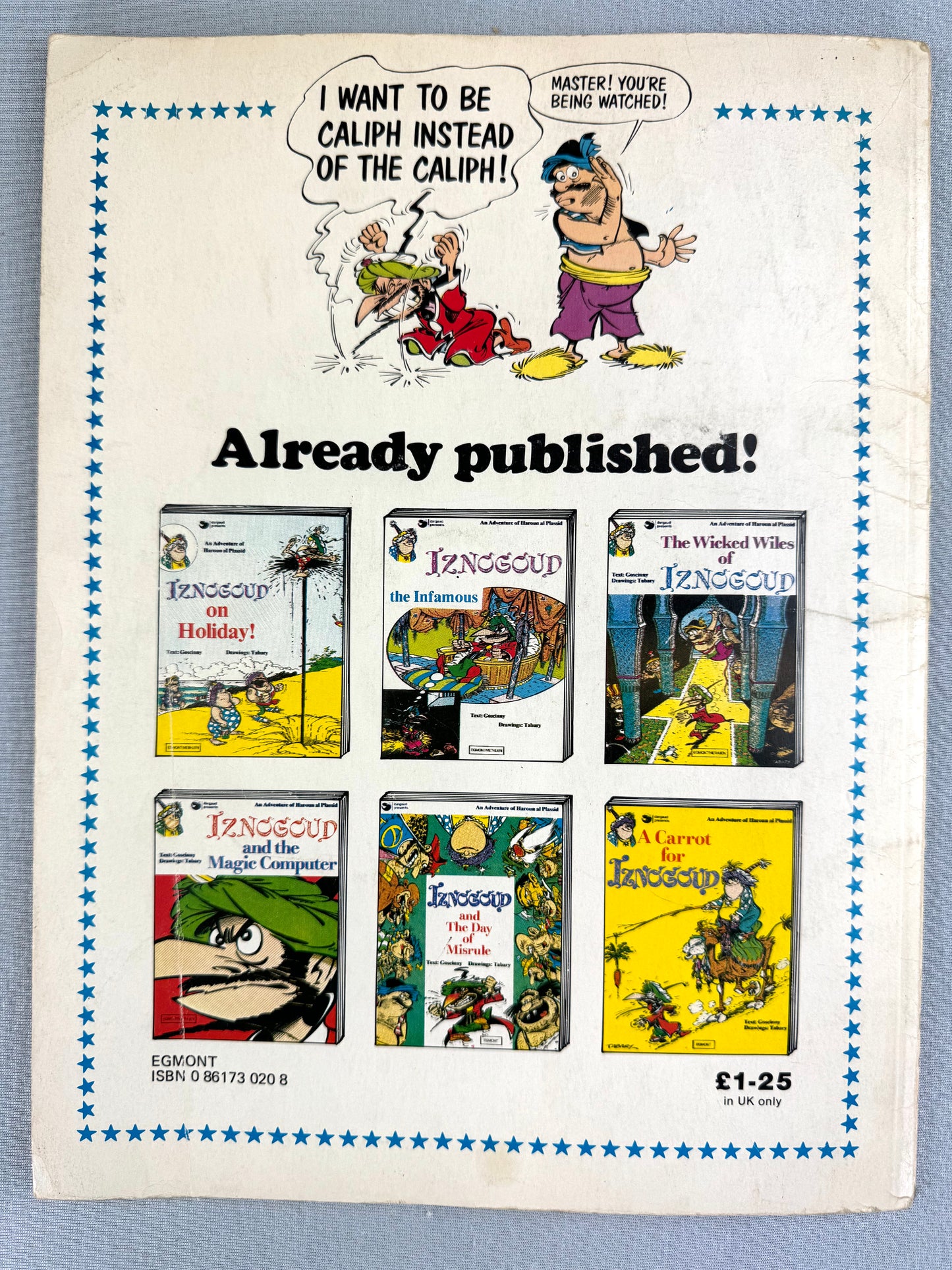 Inzogoud Rockets to Stardom Vintage Comic Book - 1980 Egmont UK Paperback 1st Edition