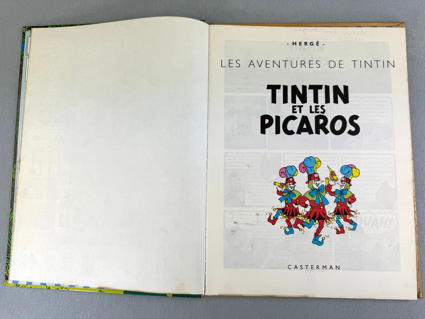 Tintin et les Picaros - Casterman 1976 1st Belgian Edition Hardback Rare book Herge EO