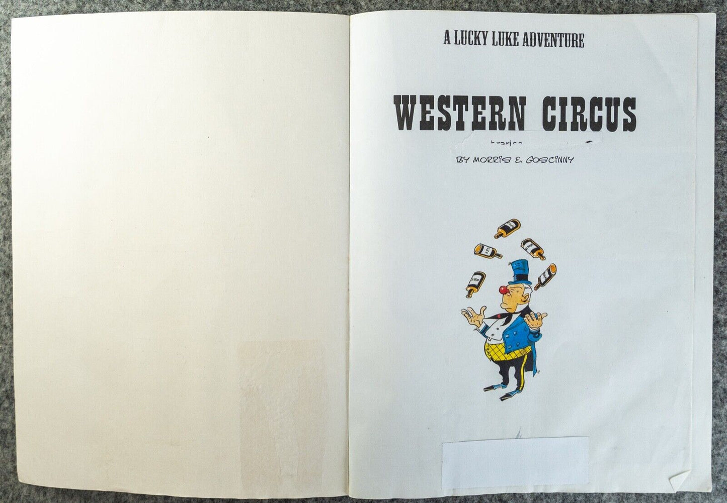 11 Western Circus Lucky Luke Cinebook Paperback UK Comic Book