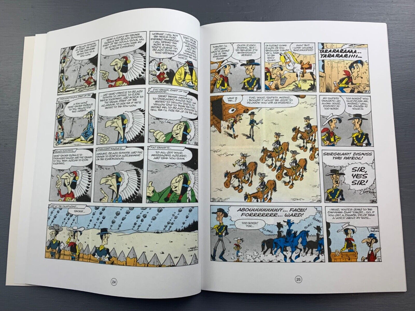 21 The 20th Cavalry Lucky Luke Cinebook Paperback UK Comic Book