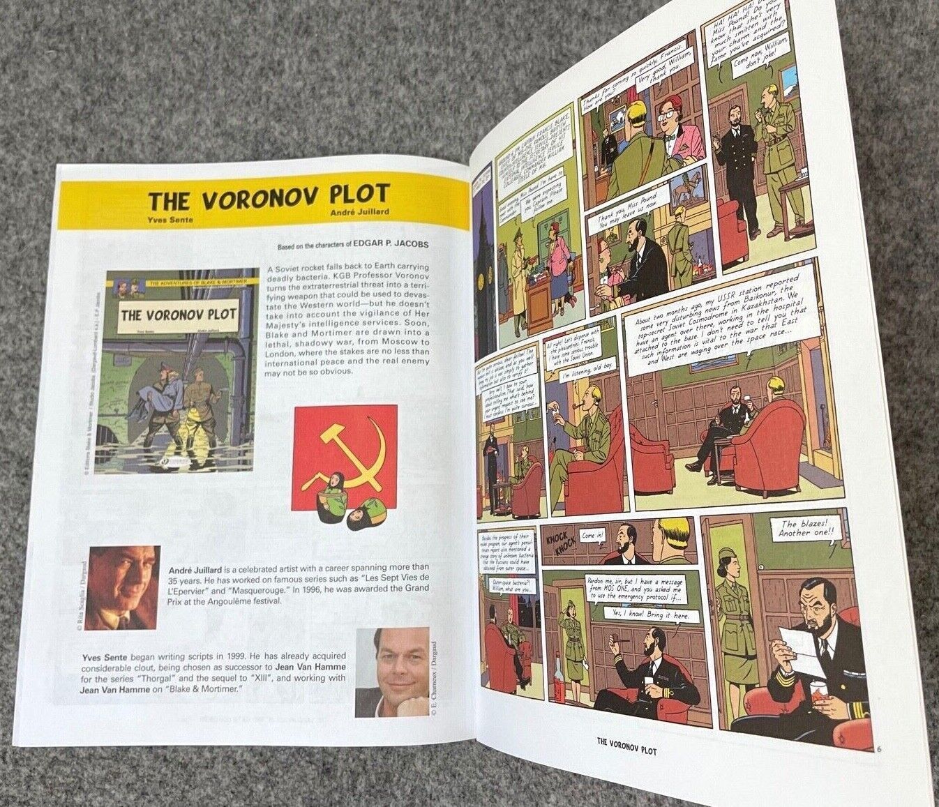 Sarcophagi of the 6th Continent Part 1 - Blake & Mortimer Comic Volume 9 - Cinebook UK Paperback Edition
