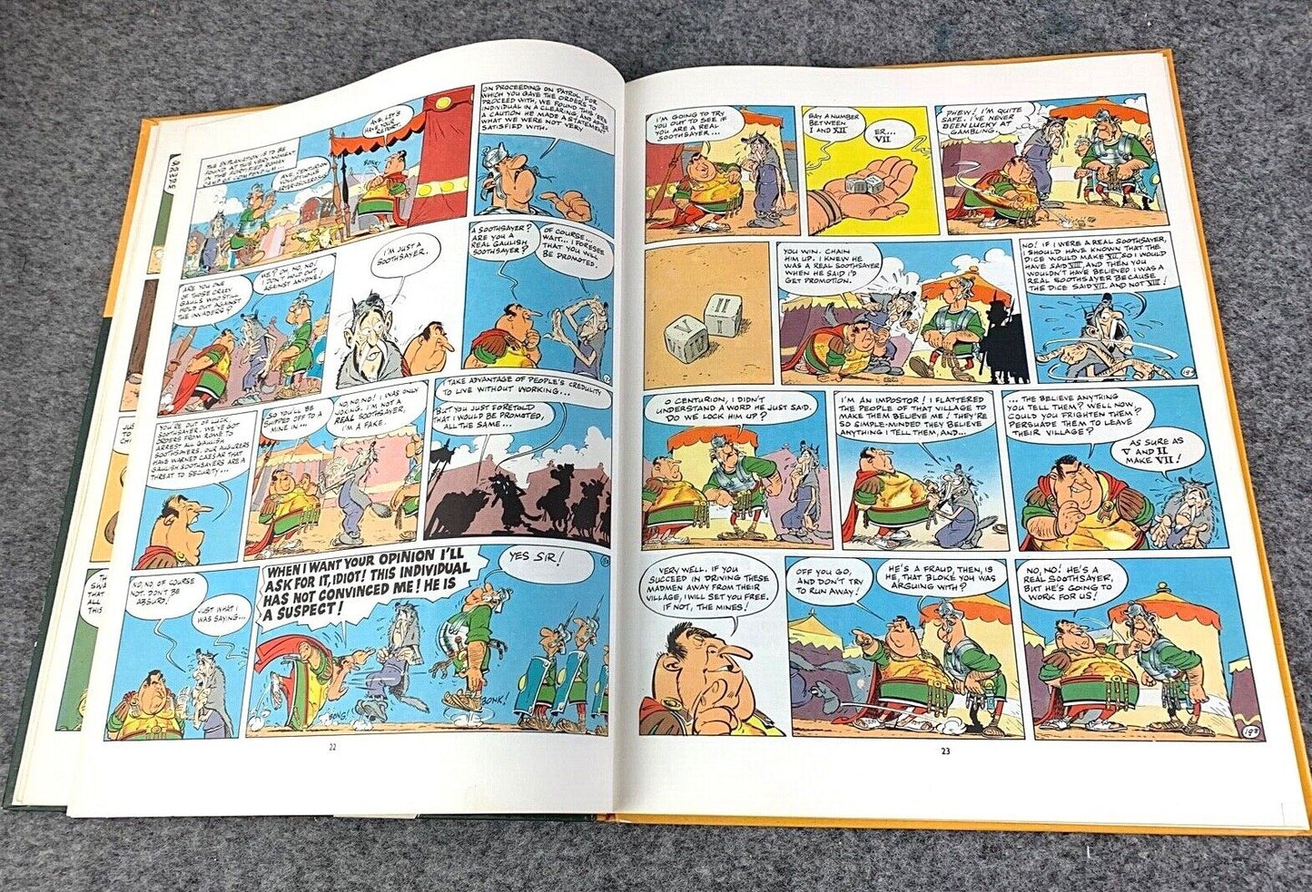 Asterix & the Soothsayer - 1975 Brockhampton 1st UK Edition Hardback Book EO Uderzo