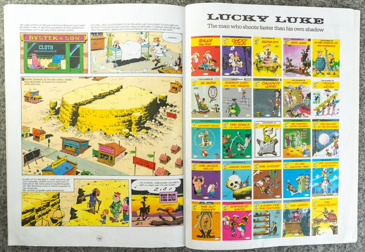 17 Apache Canyon Lucky Luke Cinebook Paperback UK Comic Book