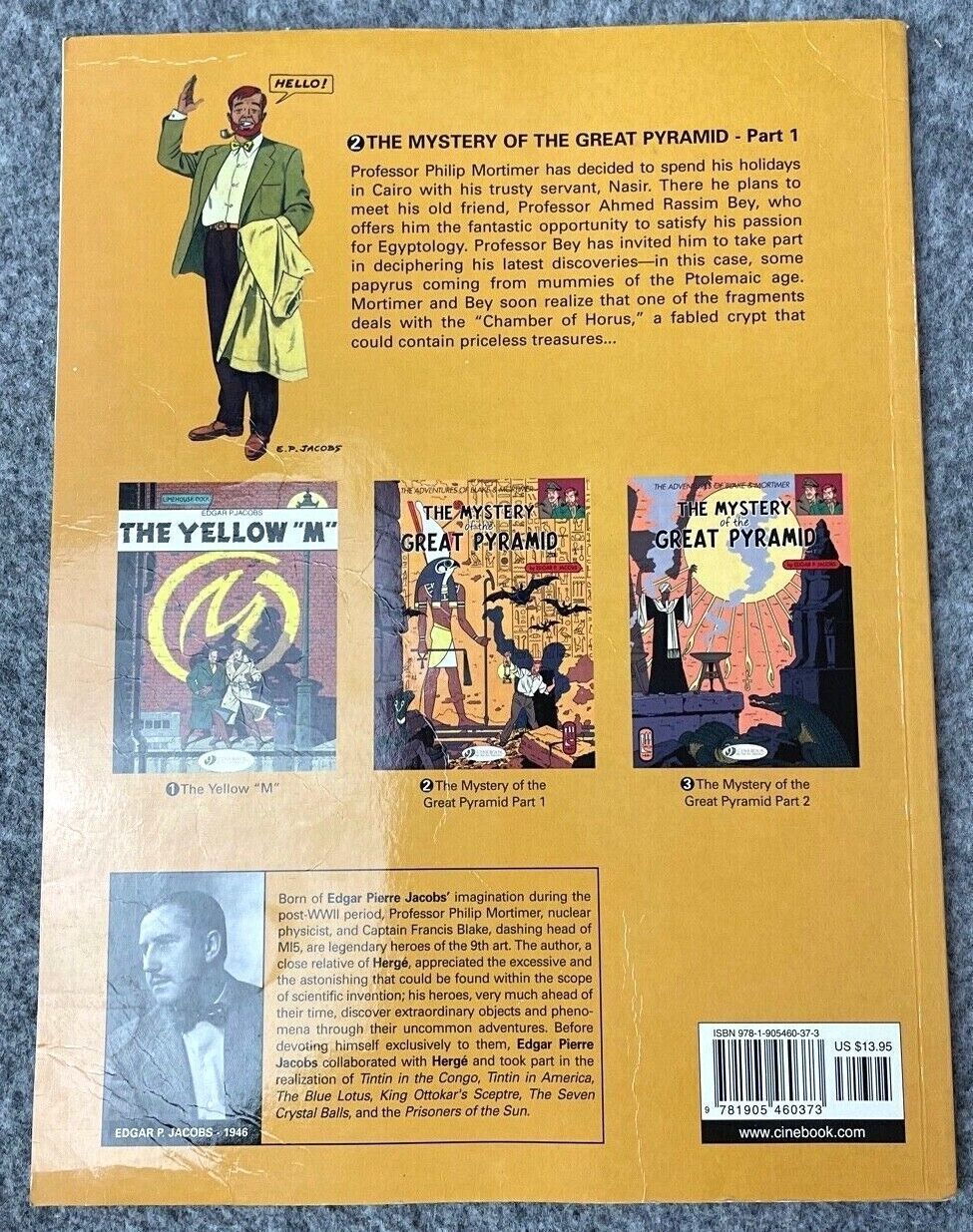 Mystery of the Great Pyramid Part 1 - Blake & Mortimer Comic Volume 2 - Cinebook UK Paperback Edition