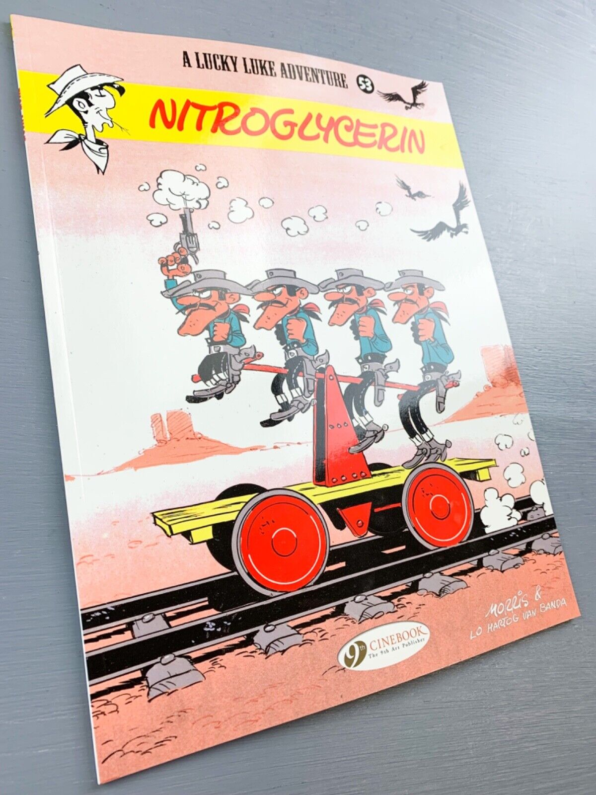 53 Nitroglycerin Lucky Luke Cinebook Paperback UK Comic Book