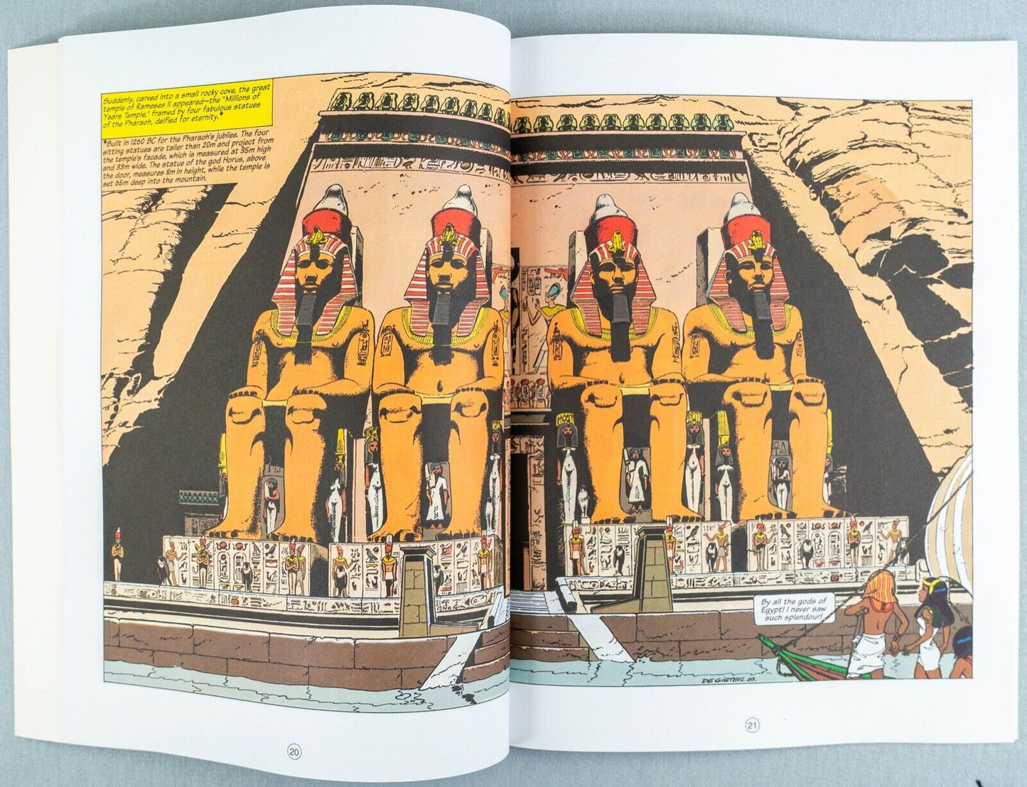 PAPYRUS Volume 1 - The Rameses’ Revenge  Cinebook Paperback Comic Book by De Gieter
