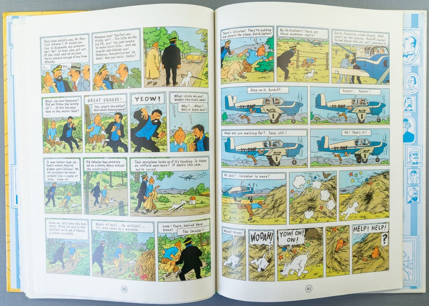 Tintin The Calculus Affair: Egmont 2000s Hardback Book UK Edition