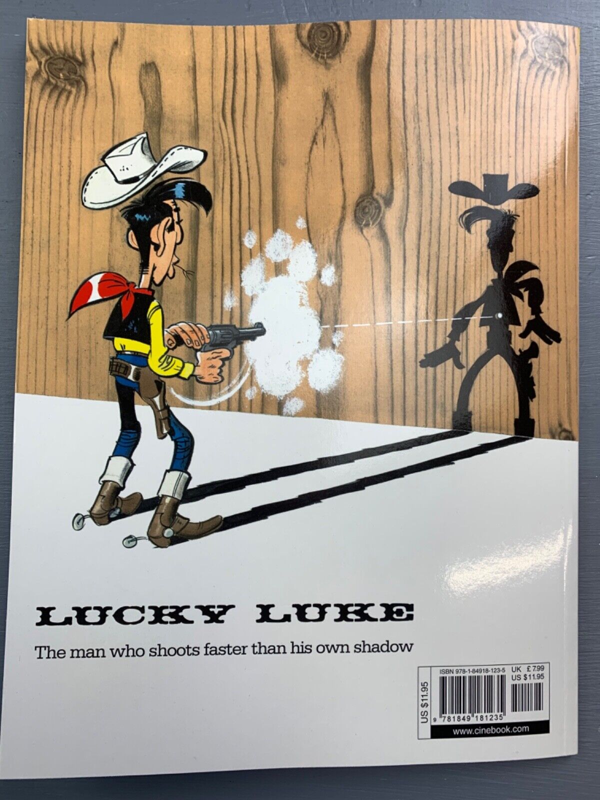 35 The Singing Wire Lucky Luke Cinebook Paperback UK Comic Book