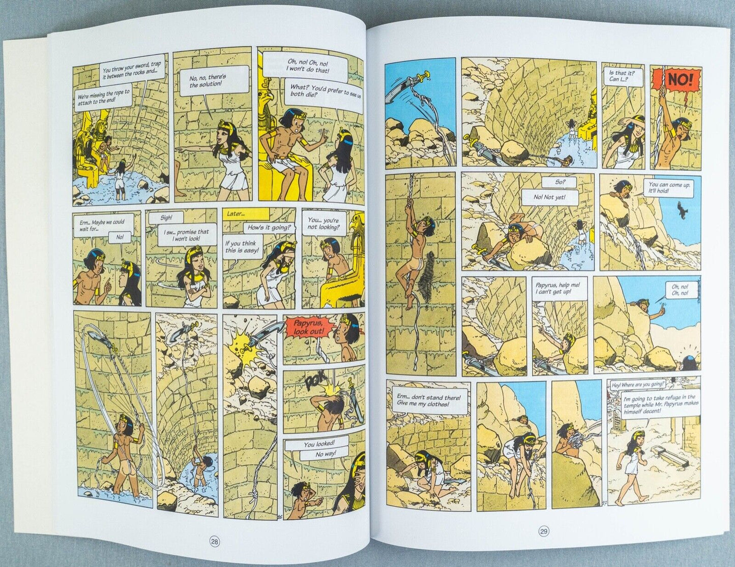 PAPYRUS Volume 4 - The Evil Mummies Cinebook Paperback Comic Book by De Gieter