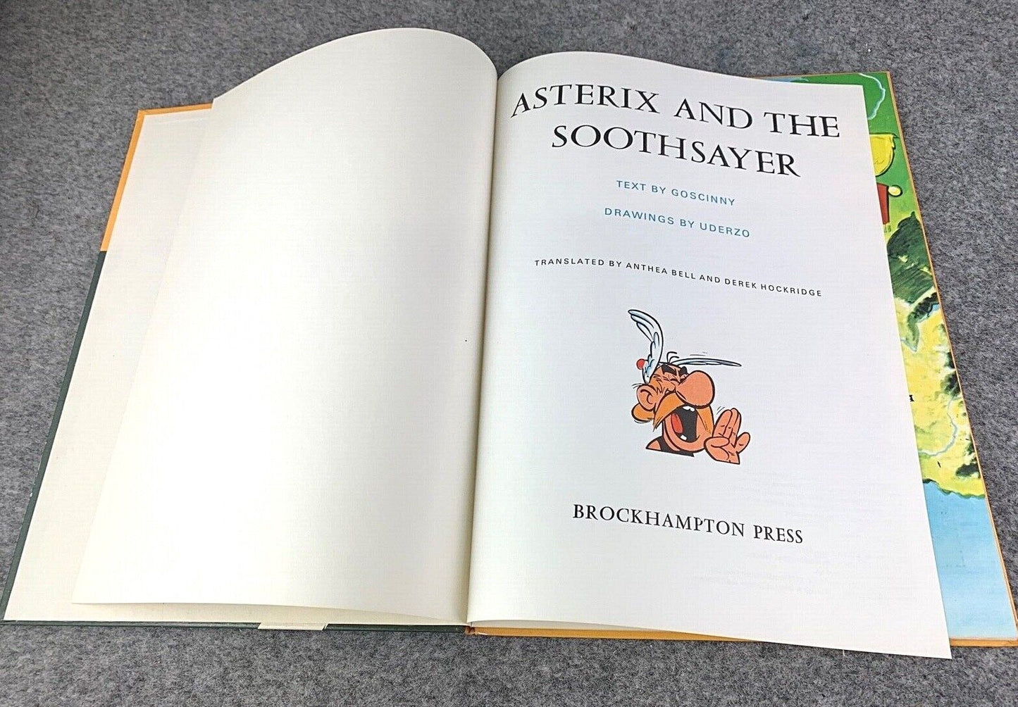 Asterix & the Soothsayer - 1975 Brockhampton 1st UK Edition Hardback Book EO Uderzo