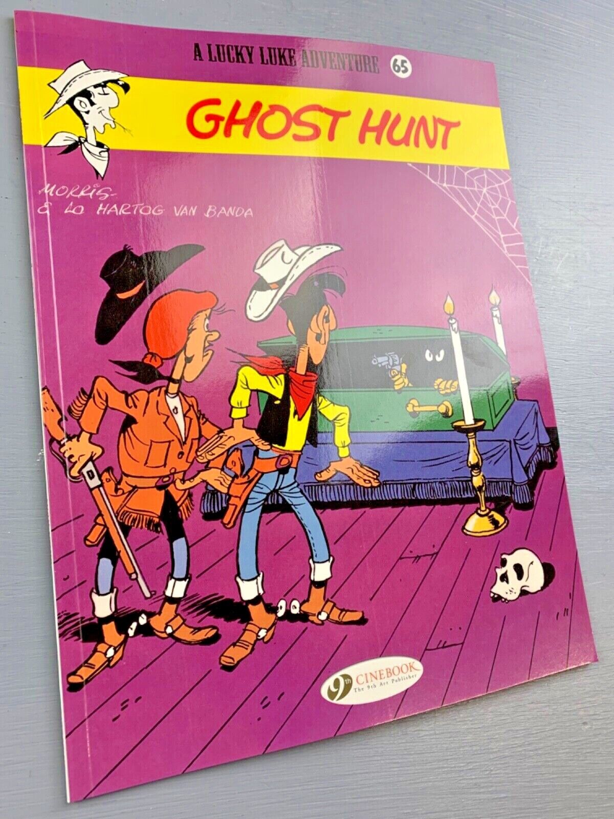 65 Ghost Hunt Lucky Luke Cinebook Paperback UK Comic Book