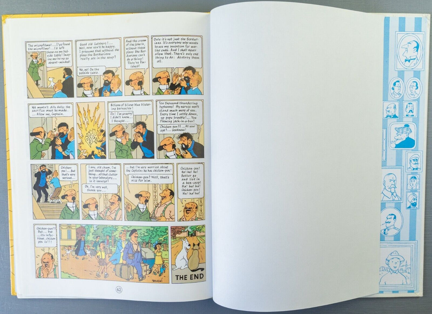 Tintin The Calculus Affair: Egmont 2000s Hardback Book UK Edition