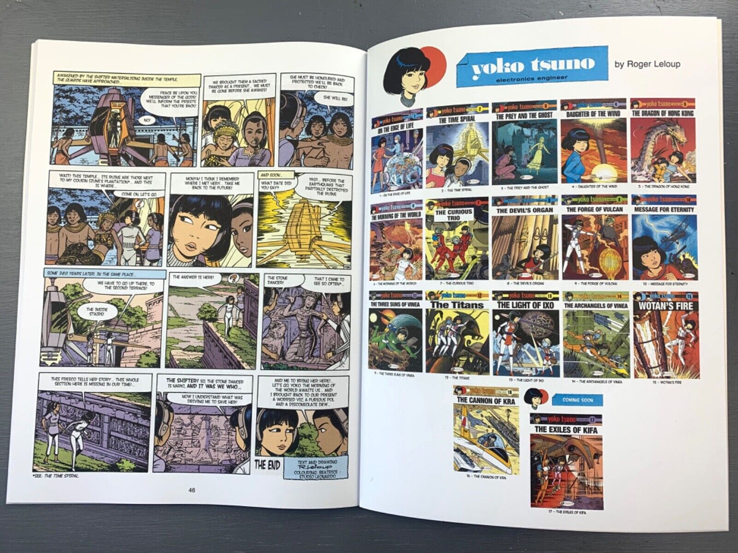 Yoko Tsuno Volume 6 - The Morning of the World Cinebook Paperback Comic Book by R. Leloup