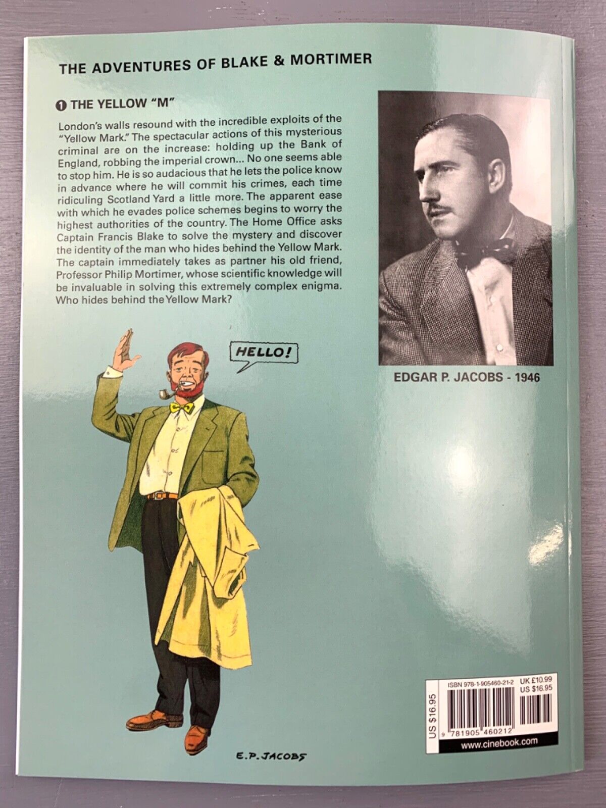The Yellow ‘M’ - Blake & Mortimer Comic Volume 1 - Cinebook UK Paperback Edition