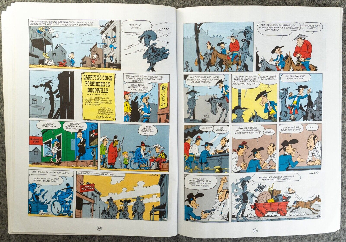 Lucky Luke Volume 20: The Oklahoma Land Rush - Cinebook Paperback UK Comic Book