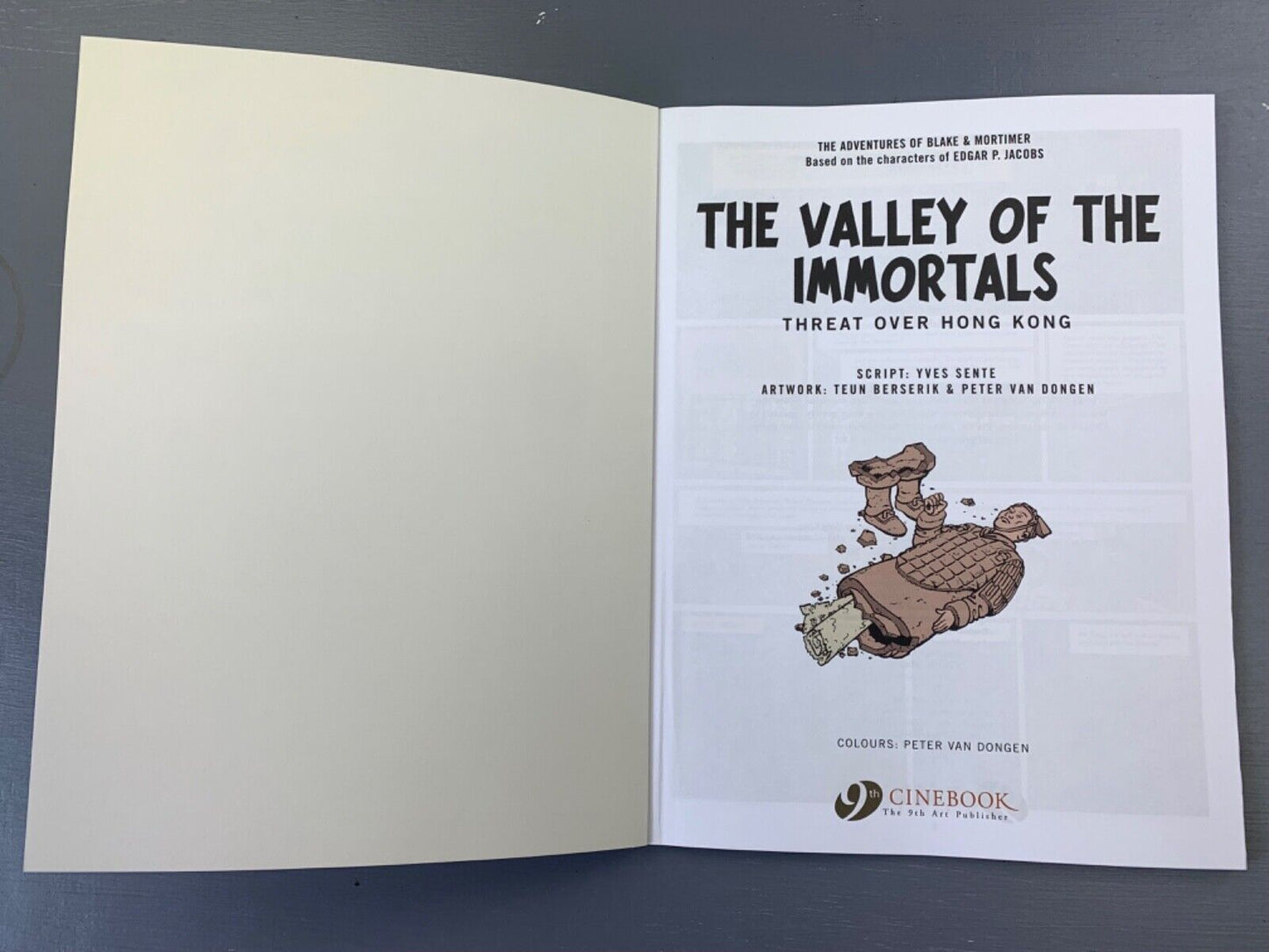 The Valley of Immortals Part 1 - Blake & Mortimer Comic Volume 25 - Cinebook UK Paperback Edition