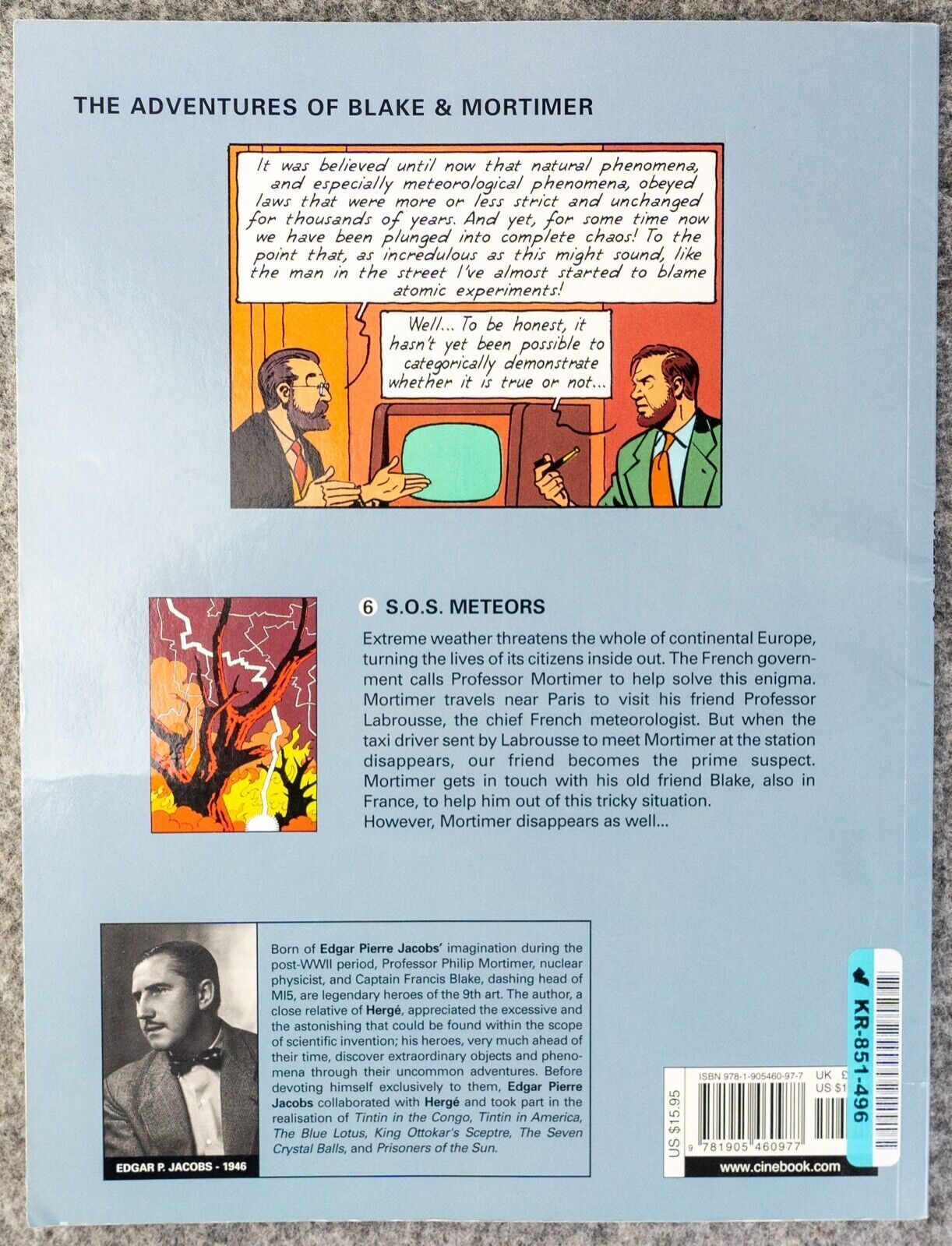 S.O.S Meteors - Blake & Mortimer Comic Volume 6 - Cinebook UK Paperback Edition