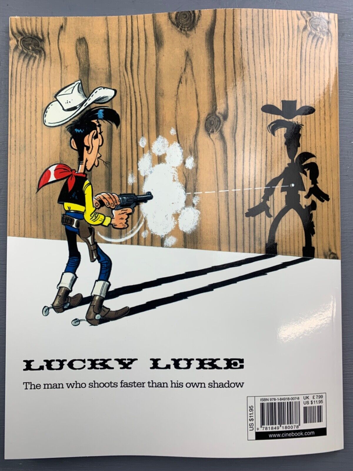 19 On the Daltons’ Trail Lucky Luke Cinebook Paperback UK Comic Book