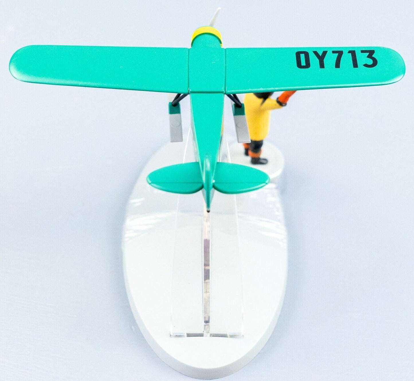 MOULINSART TINTIN PLANE 29569 Ski Plane: Jo Zette & Jocko Model Avion #49