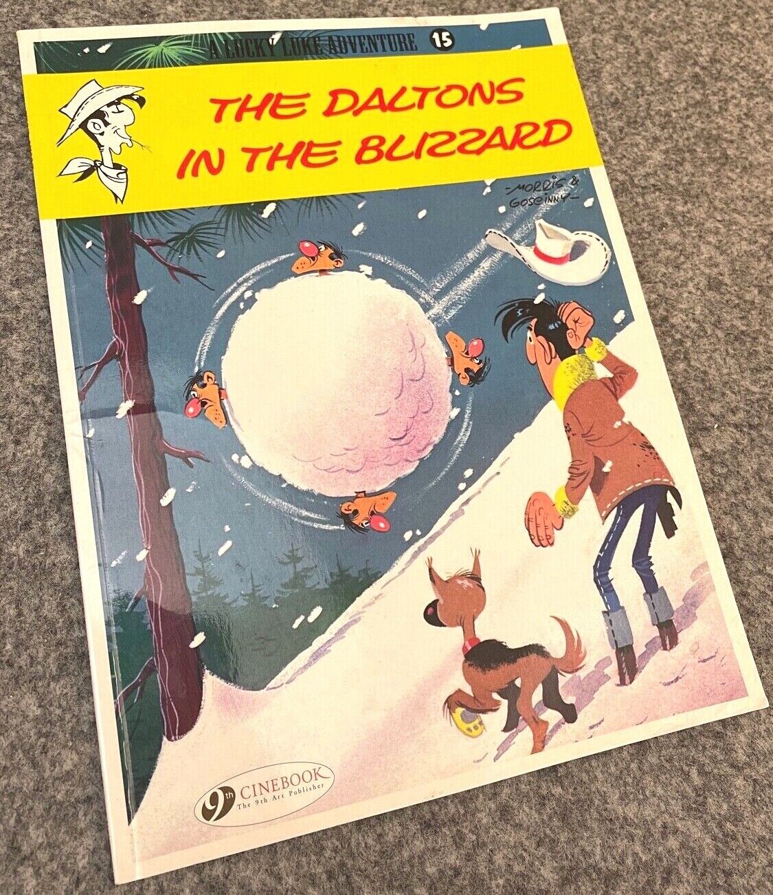 15 The Daltons in the Blizzard Lucky Luke Cinebook Paperback UK Comic Book