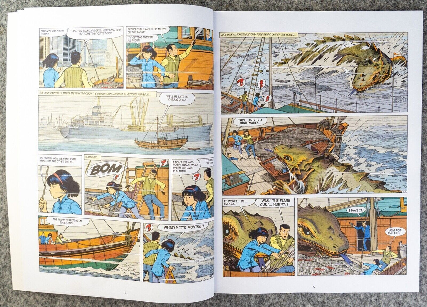 Yoko Tsuno Volume 5 - The Dragon Of Hong Kong Cinebook Paperback Comic Book by R. Leloup