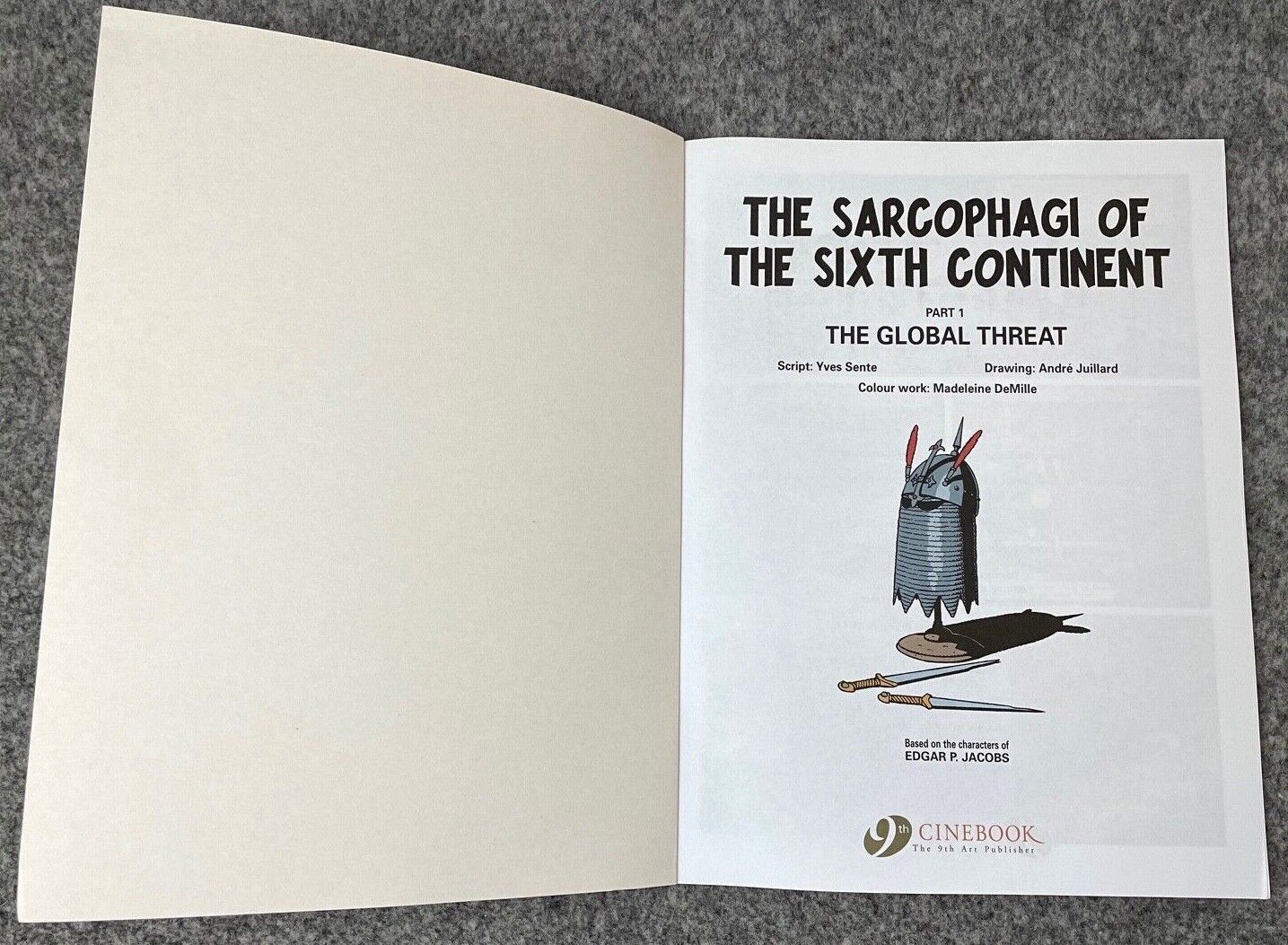 Sarcophagi of the 6th Continent Part 1 - Blake & Mortimer Comic Volume 9 - Cinebook UK Paperback Edition