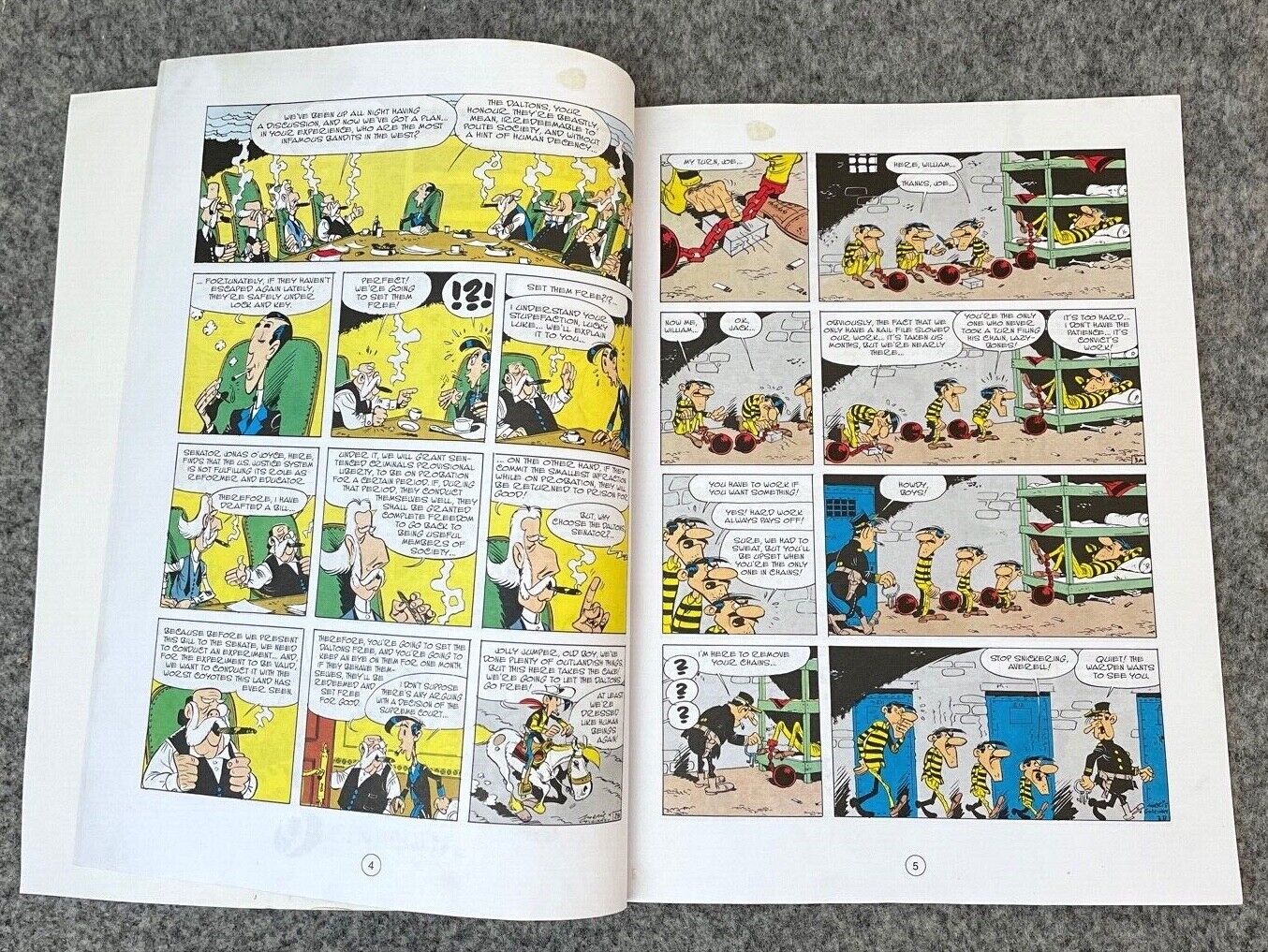36 The Daltons Redeem Themselves Lucky Luke Cinebook Paperback UK Comic Book