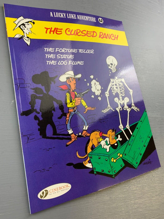 62 The Cursed Ranch Lucky Luke Cinebook Paperback UK Comic Book