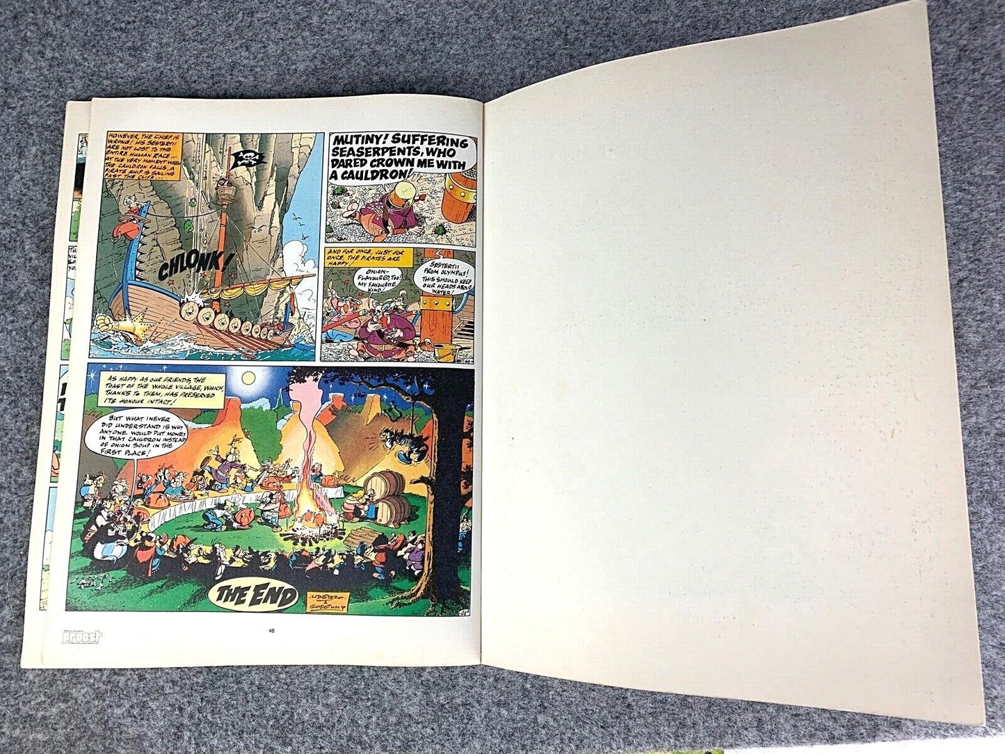 Asterix & the Cauldron - 1970s Hodder/Dargaud UK Edition Paperback Book Uderzo