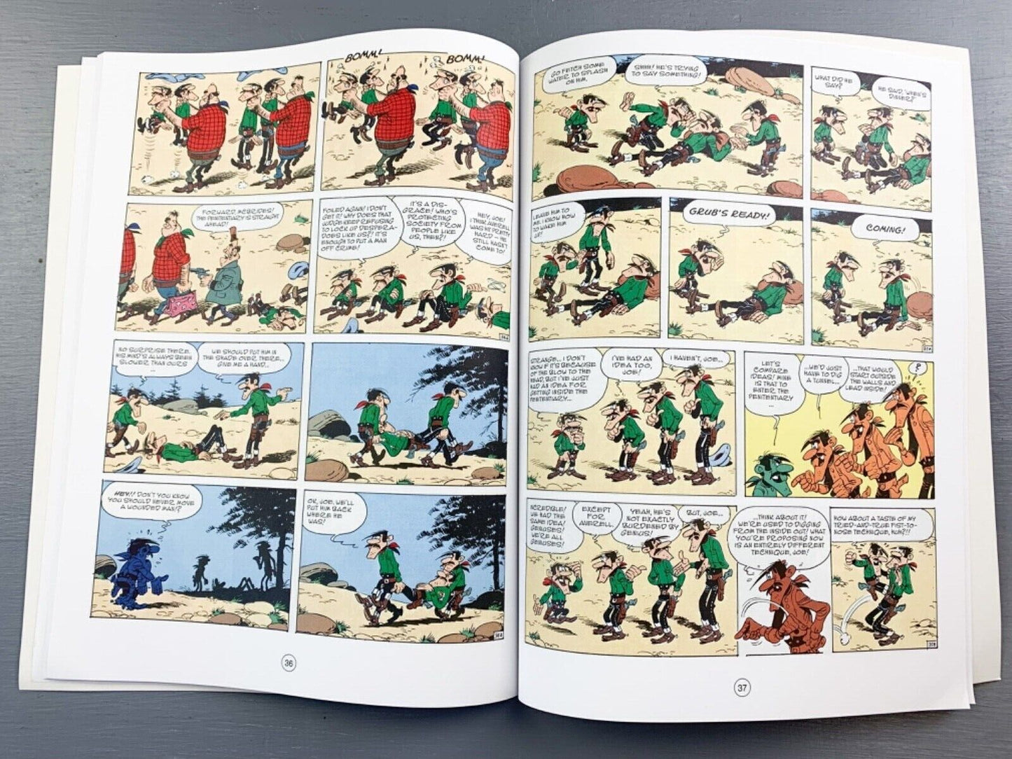 58 The Daltons’ Stash Lucky Luke Cinebook Paperback UK Comic Book