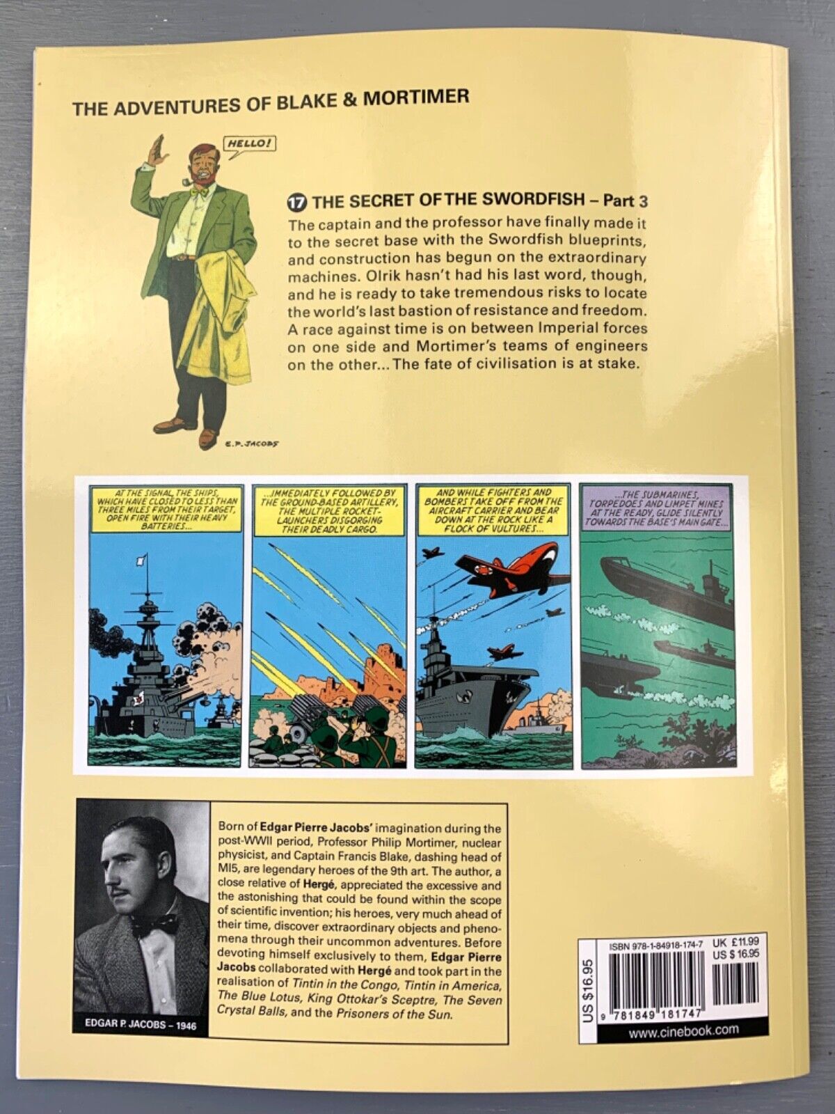 Secret of the Swordfish Part 3 - Blake & Mortimer Comic Volume 17 - Cinebook UK Paperback Edition